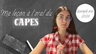 Ma leçon à l’oral du CAPES lettres modernes option latin [upl. by Sunev]