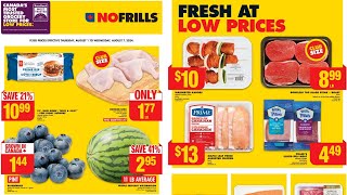 No Frills Flyer Canada 🇨🇦  August 01  August 07 [upl. by Yeroc]