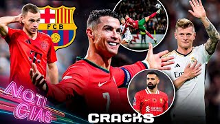 ¡GOLAZO de CR7  Bayern teme al Barça  ¿Vuelve KROOS  Soprende SALAH  FALSO lo de Davies [upl. by Erma]