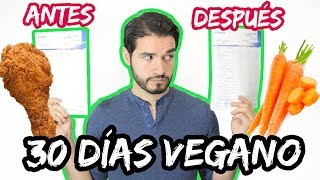 VEGANO POR 30 DÍAS  ESTUDIOS DE LABORATORIO ANTES Y DESPUÉS  CRUDA REALIDAD  DOCTOR VIC [upl. by Ahsircal68]