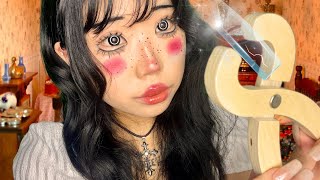 Old Doll fixes your GLASS Face amp Heart ASMR [upl. by Kean]