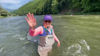 Fly Fishing the Dunajec River Poland  July 10 2023 Part 1 [upl. by Radcliffe]