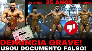 ATLETA FRAUDA DOCUMENTO NO MR OLYMPIA [upl. by Iahs]