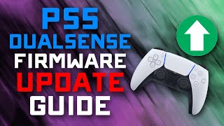 How to Update PS5 Dualsense Controller Firmware on Windows 10 PC [upl. by Krutz]