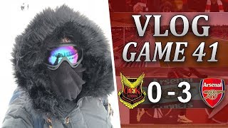 ÖSTERSUNDS FK 0 V 3 ARSENAL  VERY PROFESSIONAL PERFORMANCE  MATCHDAY VLOG [upl. by Esilehs33]