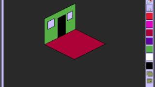 Isometric Pixel Art in Make Pixel Art 11 [upl. by Alag]