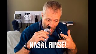 Nasal Rinse Technique Tips to make it more comfortable [upl. by Michon]