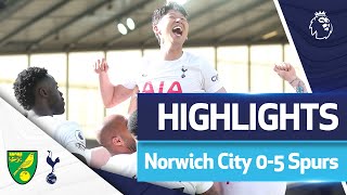 Son wins Golden Boot amp Spurs secure CHAMPIONS LEAGUE football  HIGHLIGHTS  Norwich 05 Spurs [upl. by Deden]