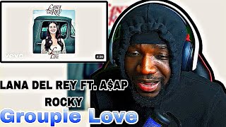 Lana Del Rey  Groupie Love Official Audio ft AAP Rocky  REACTION [upl. by Suirradal62]