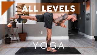 20 Minute Vinyasa Yoga For All Levels [upl. by Freda]