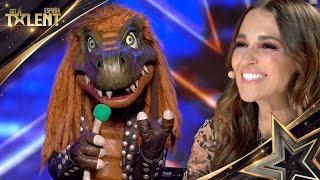 Cinco DINOSAURIOS con un estilo de canto muy HEAVY  Audiciones 10  Got Talent España 2024 [upl. by Aninaj865]