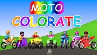 Moto Colorate  AlexKidsTV [upl. by Yee213]