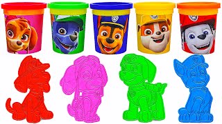 Playing with Paw Patrol Play Doh  Learn Animals Numbers Shapes  Preschool Toddler Learning Video [upl. by Ann-Marie]