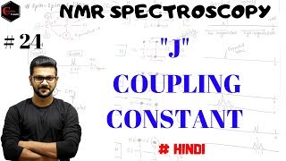 NMR SPECTROSCOPY  24  COUPLING CONSTANT [upl. by Jayme]