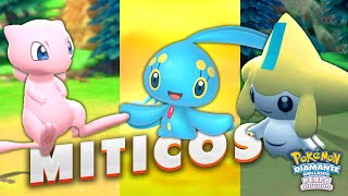 🆕¡CONSEGUIR a los MÍTICOS MEW MANAPHY y JIRACHI en POKÉMON DIAMANTE BRILLANTE y PERLA RELUCIENTE [upl. by Eachern]