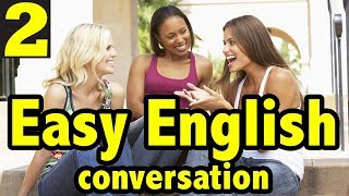 english conversation practice with subtitle 2  easy  Beginner  محادثة [upl. by Mahsih]