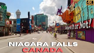 Driving Niagara Falls Canada 4k 🇨🇦 [upl. by Laamaj]