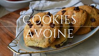 Recette de cookies aux flocons davoine  recette facile [upl. by Baryram992]