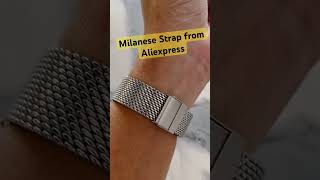 Awesome looking Milanese Strap from Aliexpress aliexpresshaul aliexpresswatch watchstrap [upl. by Hoxsie]