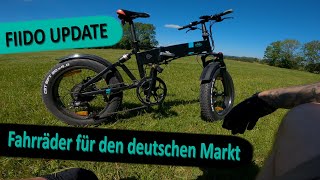 Fiido update  Fahrräder für den deutschen Markt [upl. by Aihsilat]