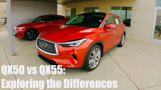 INFINITI QX55 vs INFINITI QX50 Explaining the Differences [upl. by Slin]