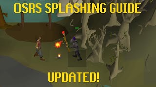 OSRS How To Splash  Splashing Guide 2024 [upl. by Ylerebmik561]