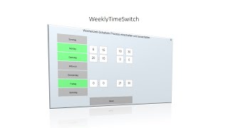 WeeklyTimeSwitch Part 2 TwinCAT 3  HMI project [upl. by Sadonia]