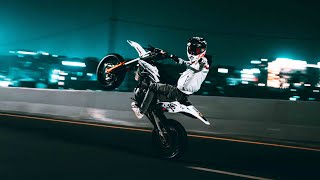 SUPERMOTO NIGHT RIDE  4K [upl. by Codel]