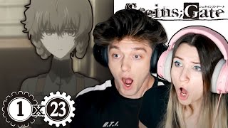 STEINSGATE 1x23 quotOpen the Steins Gatequot  Reaction amp Discussion [upl. by Hoffarth]