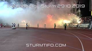 Ultras Sturm Graz in Kapfenberg mit Pyro und Raketen  02 ÖFBCup Achtelfinale 2019 [upl. by Nevag]