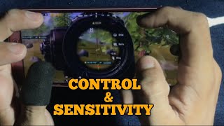 Aquos r2 handcam PUBG test in new update 33 Aquos r2 control and sensitivity video [upl. by Mcnally]