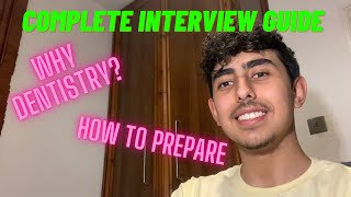 Everything You Need To Know To Smash Your Dental Interview  Example answer and in depth advice [upl. by Tnirb]