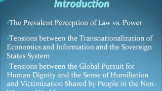 Yasuaki Onuma  a Transcivilizational Perspective on International Law [upl. by Loydie]