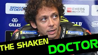 VALENTINO ROSSIs SHAKEN REACTION AFTER SURVIVE A HORROR 300KMH CRASH AUSTRIAN MOTOGP 2020 ACCIDENT [upl. by Fonseca78]