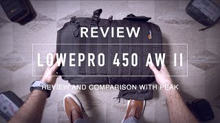 Lowepro Protactic 450 AW II Review vs Peak Design Everyday Backpack  Why I Upgraded [upl. by Gariepy]