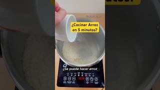 ¿Cocinar arroz en 5 minutos cienciaycocina shorts [upl. by Gnidleif783]