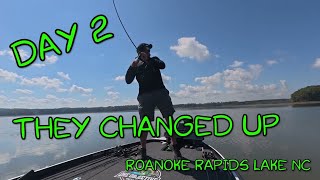 Fall Bass Fishing On Roanoke Rapids Lake  Day 2 [upl. by Annahsed]