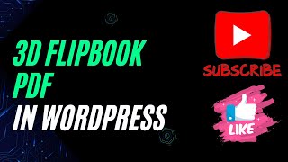 How To Create 3D Flipbook in Wordpress from PDF [upl. by Tilagram]