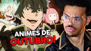 ANIMES QUE VÃO BOMBAR EM OUTUBRO 💥 2023 [upl. by Elleirb]