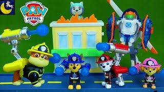 Paw Patrol Ultimate Rescue Toys Autobots Transformers Police Fire Truck Wrong Toys Ty Dinotrux Toy [upl. by Elboa]