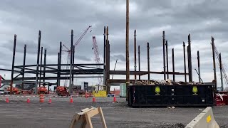 Watch Take a drive around the new Bills stadium [upl. by Limaj945]