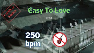 Easy To Love  Jazz Backing Track For Practice NO BASS 250 bpm Fast [upl. by Lemrahc]