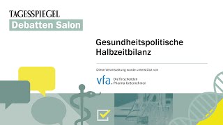 Tagesspiegel Debatten Salon Gesundheitspolitische Halbzeitbilanz [upl. by Atenek897]