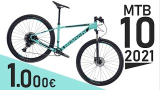 10 MTB XC Cross Country 2021 a confronto BUDGET 1K Euro  MTBT [upl. by Yemrej]