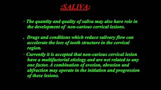 Non Carious Cervical Lesions [upl. by Onurb]