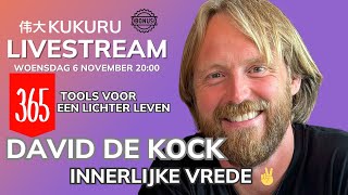 💫 Innerlijke vrede challenge ☮️ met David de Kock ✌️  KUKURU LIVESTREAM [upl. by Karla434]