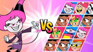 Teen Titans Go Jump Jousts 2  Jinx CN Games [upl. by Aneehsit]