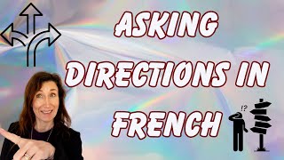 Sentences And Dialogue Asking And Giving Directions In French [upl. by Pantia]