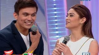 CelebriTV Tom Rodriguez steals kiss from Carla Abellana [upl. by Asilad691]