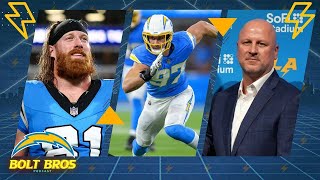 Joey Bosa Restructures Contract amp Hayden Hurst Signs with Chargers  BOLT BROS [upl. by Azerila222]